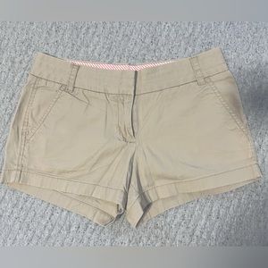 J Crew Chino Khaki Short Women’s size 2